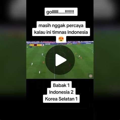 indonesia vs korea selatan live score
